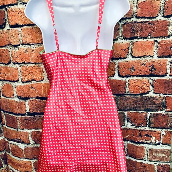 Tesoro Slip Dress Pink and white polka dot - Picture 3 of 6